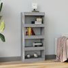 Estantería | Librería | Armario De Libros Madera Contrachapada Gris Sonoma 60x30x135 Cm Cfw761009