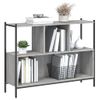 Estantería | Librería | Armario De Libros Madera De Ingeniería Gris Sonoma 102x28x77,5 Cm Cfw761092