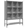 Estantería | Librería | Armario De Libros Madera De Ingeniería Gris Sonoma 102x30x141,5 Cm Cfw761093