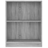 Estantería | Librería | Armario De Libros Madera De Ingeniería Gris Sonoma 60x24x76 Cm Cfw761097