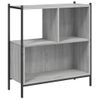 Estantería | Librería | Armario De Libros Madera De Ingeniería Gris Sonoma 72x28x77,5 Cm Cfw761108