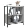 Estantería | Librería | Armario De Libros Madera De Ingeniería Gris Sonoma 72x28x77,5 Cm Cfw761108