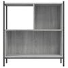 Estantería | Librería | Armario De Libros Madera De Ingeniería Gris Sonoma 72x28x77,5 Cm Cfw761108