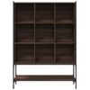 Estantería | Librería | Armario De Libros Madera De Ingeniería Marrón Roble 102x30x141,5 Cm Cfw761113