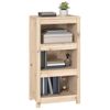 Estantería | Librería | Armario De Libros Madera Maciza De Pino 50x35x97 Cm Cfw761213