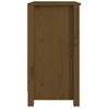 Estantería | Librería | Armario De Libros Madera Maciza De Pino Marrón Miel 50x35x68 Cm Cfw761247