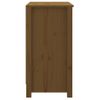 Estantería | Librería | Armario De Libros Madera Maciza De Pino Marrón Miel 80x35x68 Cm Cfw761253