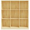 Estantería | Librería | Armario De Libros/divisor De Espacios Madera De Pino 104x33,5x110 Cm Cfw761469