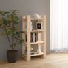 Estantería | Librería | Armario De Libros/divisor De Espacios Madera Maciza 60x35x125 Cm Cfw761496