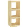 Estantería | Librería | Armario De Libros/divisor De Espacios Madera Maciza Pino 40x35x103 Cm Cfw761506