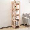 Estantería | Librería | Armario De Libros/divisor De Espacios Madera Maciza Pino 41x35x160 Cm Cfw761510