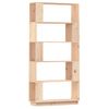 Estantería | Librería | Armario De Libros/divisor De Espacios Madera Maciza Pino 80x25x163,5cm Cfw761522