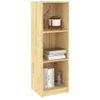 Estantería | Librería | Armario De Libros/divisor De Espacios Madera Pino Maciza 36x33x110 Cm Cfw761589