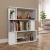 Estantería | Librería | Armario De Libros/divisor Madera Contrachapada Blanco 80x24x96 Cm Cfw761725