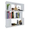 Estantería | Librería | Armario De Libros/divisor Madera Contrachapada Blanco 80x24x96 Cm Cfw761725