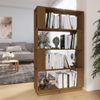 Estantería | Librería | Armario De Libros/divisor Madera De Pino Marrón Miel 80x25x132 Cm Cfw761748