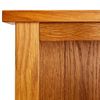 Estantería | Librería | Armario De Libros De 3 Niveles De Madera Maciza De Roble 70x22,5x82 Cm Cfw803438