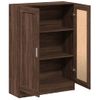 Armario De Madera De Ingeniería|estantería | Librería Oscuro 82,5x30,5x115 Cm Cfw740434