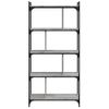 Estantería | Librería | Armario De Libros 5 Estantes Madera Ingeniería Gris Sonoma 76x32x158 Cm Cfw768929