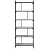 Estantería | Librería | Armario De Libros 6 Estantes Madera Ingeniería Gris Sonoma 76x32x192 Cm Cfw768951