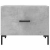 Pack 2 Uds Mesa De Centro，mesa Auxiliar，mesa De Café Madera Ingeniería Gris Hormigón 50x50x40cm Cfw772353