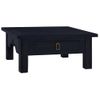 Mesa De Centro，mesa Auxiliar，mesa De Café Café Negro Claro Madera De Caoba 68x68x30 Cm Cfw772455