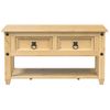 Mesa De Centro，mesa Auxiliar，mesa De Café Cajones Corona Madera Maciza De Pino 85x50x45 Cm Cfw772456