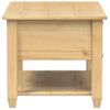 Mesa De Centro，mesa Auxiliar，mesa De Café Cajones Corona Madera Maciza De Pino 85x50x45 Cm Cfw772456