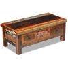 Mesa De Centro，mesa Auxiliar，mesa De Café Con Cajones Madera Maciza Reciclada 90x45x35 Cm Cfw772473