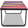 Mesa De Centro，mesa Auxiliar，mesa De Café Con Superficie Con Impresión De Arcoiris Cfw772572