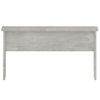 Mesa De Centro，mesa Auxiliar，mesa De Café Contrachapada Gris Hormigón 80x50,5x41,5 Cm Cfw772586