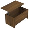 Mesa De Centro，mesa Auxiliar，mesa De Café Contrachapada Marrón Roble 102x55,5x52,5 Cm Cfw772587