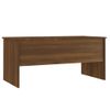 Mesa De Centro，mesa Auxiliar，mesa De Café Contrachapada Roble Marrón 102x50,5x46,5 Cm Cfw772591