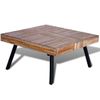 Mesa De Centro，mesa Auxiliar，mesa De Café Cuadrada Madera De Teca Reciclada Cfw772600