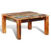 Mesa De Centro，mesa Auxiliar，mesa De Café Cuadrada Madera Reciclada Cfw772601