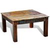 Mesa De Centro，mesa Auxiliar，mesa De Café Cuadrada Madera Reciclada Cfw772601