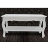 Mesa De Centro，mesa Auxiliar，mesa De Café De 2 Niveles De Mdf Blanca Cfw772602