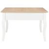 Mesa De Centro，mesa Auxiliar，mesa De Café De Madera Blanca 80x80x50 Cm Cfw772632