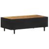 Mesa De Centro，mesa Auxiliar，mesa De Café De Madera De Mango Rugosa 105x50x35 Cm Cfw772663