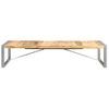 Mesa De Centro，mesa Auxiliar，mesa De Café De Madera De Mango Rugosa 180x90x40 Cm Cfw772664