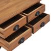 Mesa De Centro，mesa Auxiliar，mesa De Café De Madera De Teca Maciza 68x68x30 Cm Cfw772672