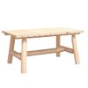 Mesa De Centro，mesa Auxiliar，mesa De Café De Madera Maciza De Abeto 90x50x41 Cm Cfw772686