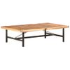 Mesa De Centro，mesa Auxiliar，mesa De Café De Madera Maciza De Acacia 142x90x42 Cm Cfw772695