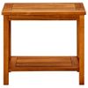 Mesa De Centro，mesa Auxiliar，mesa De Café De Madera Maciza De Acacia 50x35x45 Cm Cfw772698