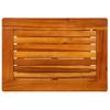 Mesa De Centro，mesa Auxiliar，mesa De Café De Madera Maciza De Acacia 50x35x45 Cm Cfw772698