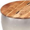 Mesa De Centro，mesa Auxiliar，mesa De Café De Madera Maciza De Acacia 53x43 Cm Cfw772699