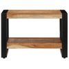 Mesa De Centro，mesa Auxiliar，mesa De Café De Madera Maciza De Acacia 60x60x40 Cm Cfw772703