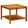 Mesa De Centro，mesa Auxiliar，mesa De Café De Madera Maciza De Acacia 60x60x45 Cm Cfw772704