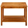 Mesa De Centro，mesa Auxiliar，mesa De Café De Madera Maciza De Acacia 60x60x45 Cm Cfw772704