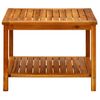 Mesa De Centro，mesa Auxiliar，mesa De Café De Madera Maciza De Acacia 60x60x45 Cm Cfw772704